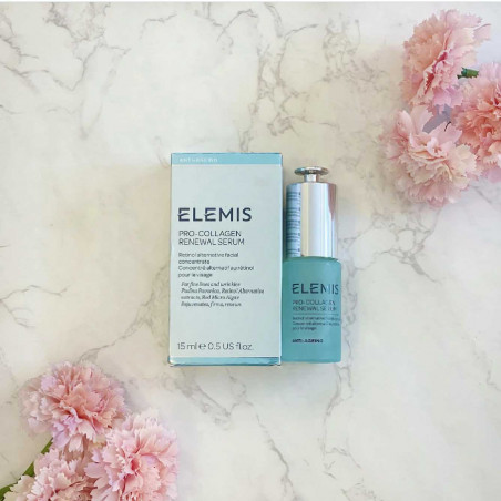 Омолоджувальна сироватка ELEMIS Pro-Collagen Renewal Serum 15ml — альтернатива ретинолу, підвищує пружність, з екстрактами