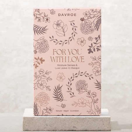 Лімітований набір Davroe Moisture Senses Luxe Leave-in Masque Set 3 шт — олія виноградних кісточок та оливи, зменшує