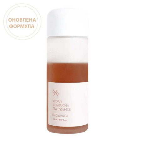 Есенція Dr.Ceuracle Vegan Kombucha Tea Essence 150ml — екстракт зеленого чаю, ферментовані дріжджі, лимонник — фото 5