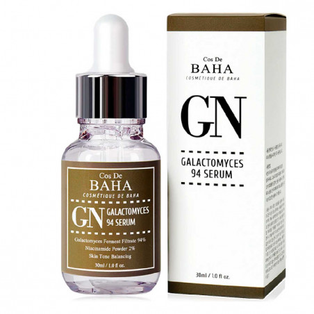 Сироватка Cos de Baha GN Galactomyces 94 Serum 30ml — на 94% з ферментованих дріжджів, вирівнює тон, усуває тьмяність — текстура