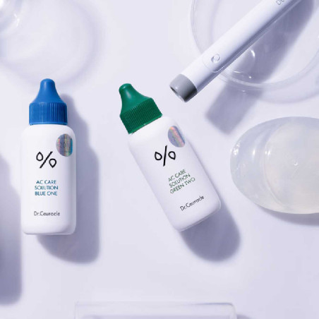 Набір сироваток Dr.Ceuracle AC Cure Solution Kit 2 в 1 20ml — сироватка Blue One проти акне, для локального застосування,
