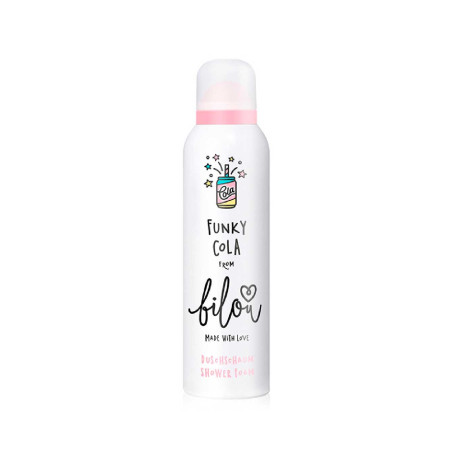 Пінка для душу Bilou Funky Cola Shower Foam 200 ml — делікатне очищення, інтенсивне зволоження, аромат коли та бульбашок —