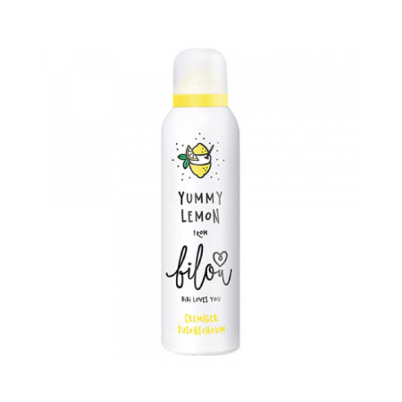 Пінка для душу Bilou Yummy Lemon Shower Foam 200 ml — делікатне очищення, інтенсивне зволоження, аромат лимонного крему —
