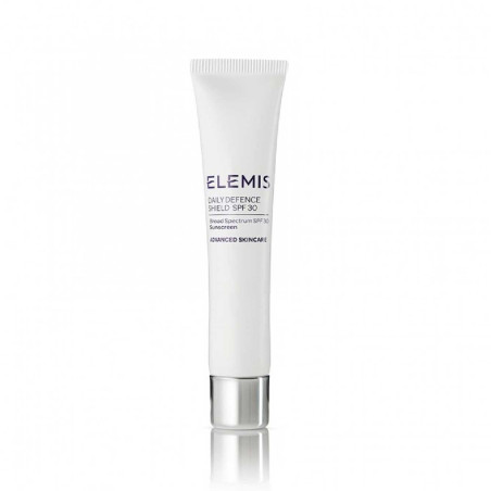 Сонцезахисний крем ELEMIS Daily Defence Shield SPF30 40ml — хімічні фільтри, олія жожоба, кокоса, екстракт аргани — упаковка