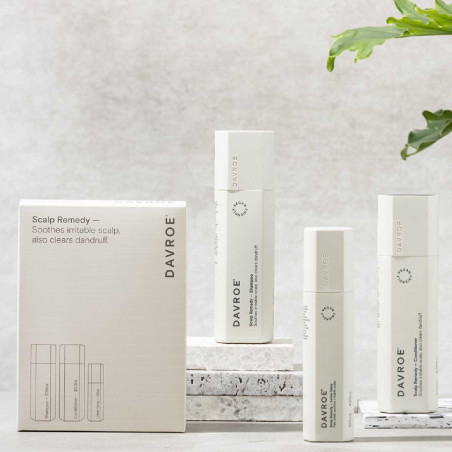 Лімітований набір Davroe Soothes Irritable Scalp Set 3 шт — алое віра для заспокоєння, протеїни для захисту вологи, для лупи —