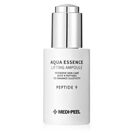 Medi-Peel Peptide 9 Aqua Essence Lifting Ampoule 50ml — ліфтинг-сироватка з антиоксидантною дією, 9 пептидів, волюфілін, 7