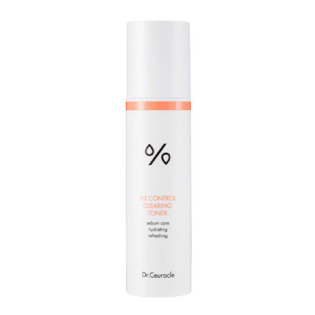 Себорегулюючий тонер Dr.Ceuracle 5α Control Clearing Toner 120ml — контроль вироблення себуму, зняття почервоніння, звуження