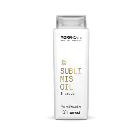 Зволожувальний шампунь Framesi Morphosis Sublimis Oil Shampoo 250ml — арганова олія, вітамін Е, екстракти фруктів — упаковка