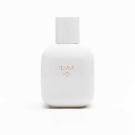 ZARA Femme weekend 04 90ml + Femme weekend 04 90ml — соковиті ноти франжипану, півонії, тонкий бергамот — текстура