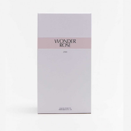 ZARA Wonder Rose Eau De Parfum 180 ml — квітковий аромат з фантазійними нотами, жасмин, вершкова ваніль — текстура