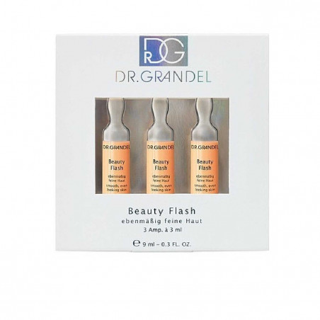 Професійна ампула Dr. Grandel Beauty Flash 3ml — зменшення почервоніння, ідеальний колір обличчя, екстракт звіробою — текстура