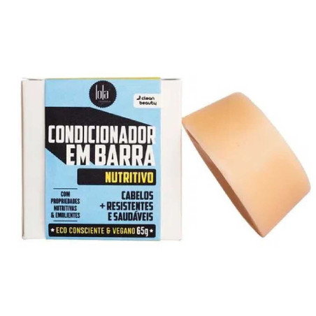 Сухий кондиціонер Lola Cosmetics Condicionador em Barra Nutritivo 65g — з рослинним геміскваланом, олією мигдалю, білковим