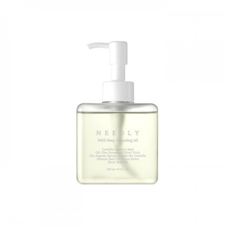 Відновлювальна гідрофільна олія Needly Mild Deep Cleansing 240ml — глибоке очищення, захист від зневоднення, зміцнення захисних