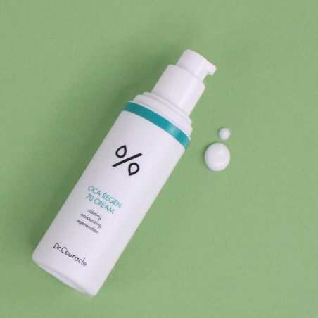 Заспокійливий крем Dr.Ceuracle Cica Regen 70 50g — центелла азіатська, відновлення, чутлива шкіра — текстура