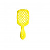 JANEKE SUPERBRUSH SMALL лимонна — щітка для волосся зі спеціально закругленими кінчиками зубців, делікатний масаж голови, легке