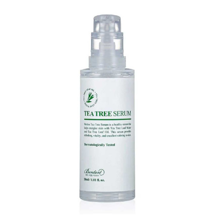 Сироватка Benton Tea Tree Serum 30ml — 80% сік чайного дерева, заспокоює подразнення, проти акне — упаковка