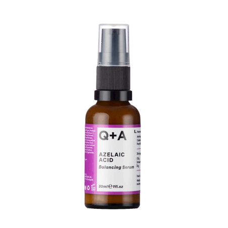 Сироватка для обличчя Q+A Azelaic Acid 30ml — відновлює, заспокоює, зменшує запалення та висипання, для сухої та проблемної