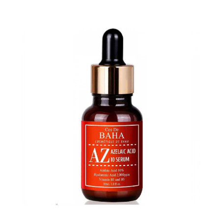 Сироватка Cos De Baha Azelaic Acid 10 30ml — лікування акне та куперозу, 10% азелаїнова кислота, pH 5.7-5.9, не містить