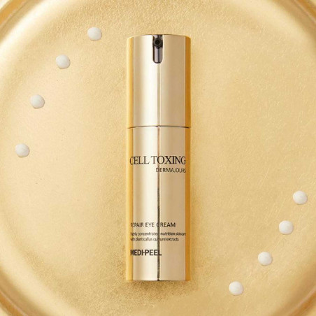 Омолоджувальний крем для очей Medi-Peel Cell Toxing Dermajours Repair Eye Cream 30ml — фітостовбурові клітини, аденозин, 9