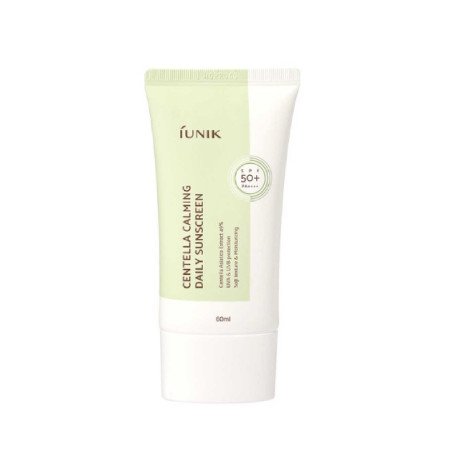Гіпоалергенний сонцезахисний крем IUNIK Centella Calming Daily Moisture Sunscreen SPF50+ PA++++ 60ml — екстр. центели,