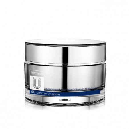 CU SKIN Vitamin U Cream 50ml — антивіковий крем з вітаміном U, пептидами та екстрактом золота, розгладжує зморшки, підтримує