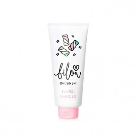 Bilou Chewy Sweets Shower Gel 200ml — гель для душу з ароматом малини та маршмеллоу, олії мигдалю, авокадо, пантенол — вигляд