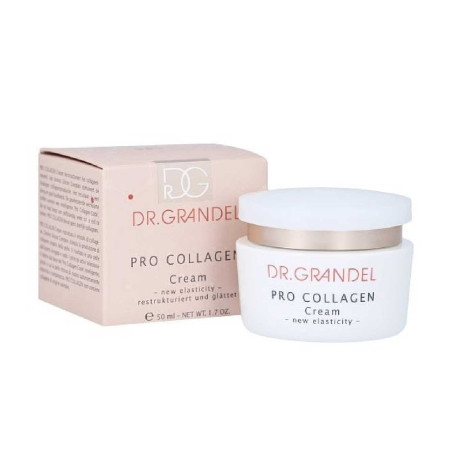 Крем для обличчя з псевдоколагеном Dr. Grandel Pro Collagen Cream з вітаміном С, амінокомплексом з кремнієм, олією ши 50ml —