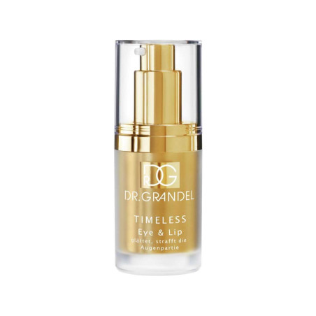 Зміцнювальний крем для зон очей та губ Dr.Grandel Timeless Eye and Lip з екстрактом бруньок бука, скваланом, пігментами 15ml —