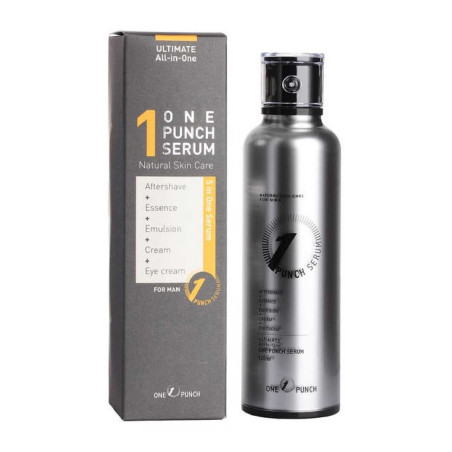 Багатофункційна сироватка MAY ISLAND All-In-One One Punch Serum 120ml з екстрактом центелли та алое, для чоловіків, зволоження
