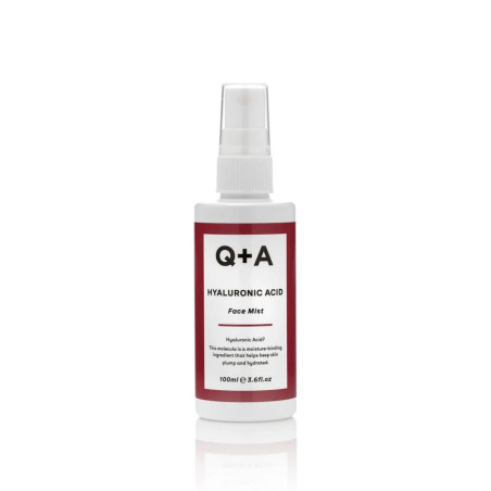 Q+A Hyaluronic Acid Face Mist 100ml — зволожувальний спрей для обличчя, гіалуронова кислота, пробіотики, алое вера — вигляд