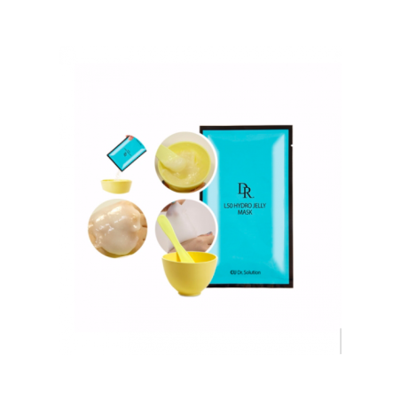 CU SKIN Dr Solution L50 Hydro Jelly Mask 20ml — охолоджуюча маска, усунення в'ялісті, звуження пор, екстракт розмарину — вигляд