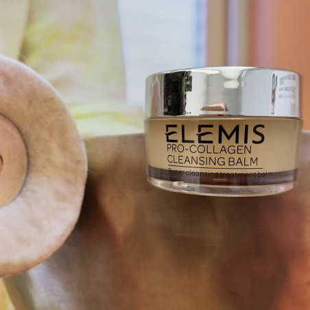 Глибокоочищувальний бальзам для демакіяжу ELEMIS Pro-Collagen Cleansing Balm 20g — ароматерапевтичний ефект, розчиняє макіяж,