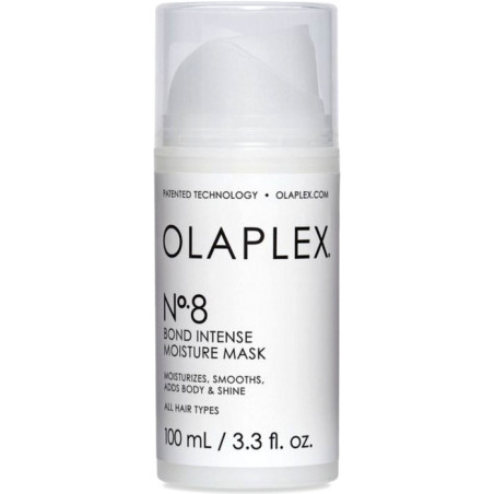 Olaplex №8 Bond Intense Moisture Mask 100ml — інтенсивне зволоження, кераміди та олія авокадо, веганська формула — упаковка