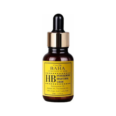 Cos De Baha Hydroquinone Brightening Serum 30ml — освітлення пігментації, гідрохінон та ніацинамід, для пост-акне — упаковка