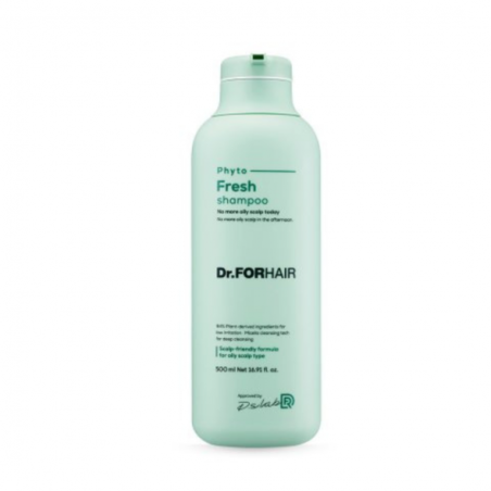 Dr FORHAIR Phyto Fresh Shampoo 300ml — міцелярний шампунь, жирна шкіра голови, бамбукова вода, бета-глюкан — упаковка