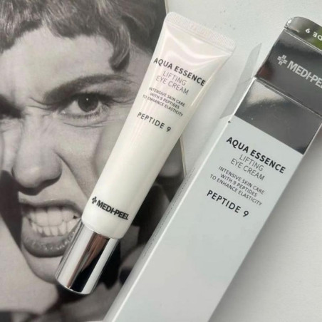 Medi-Peel Peptide9 Aqua Essence Lifting Eye Cream 40ml — розгладжування зморшок, підвищення пружності — вигляд товару
