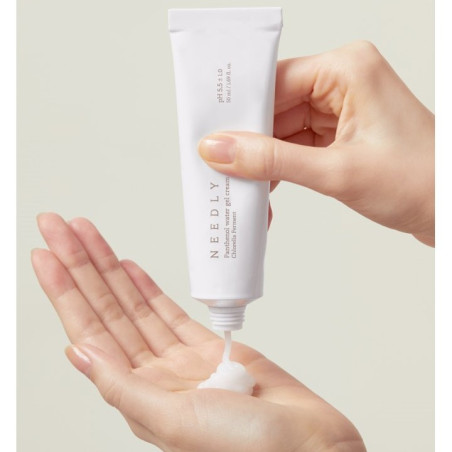 Needly Panthenol Water Gel Cream 50ml — легкий гель-крем без липкості з 2,99% пантенолом, ніацинамідом та центелою азіатською,