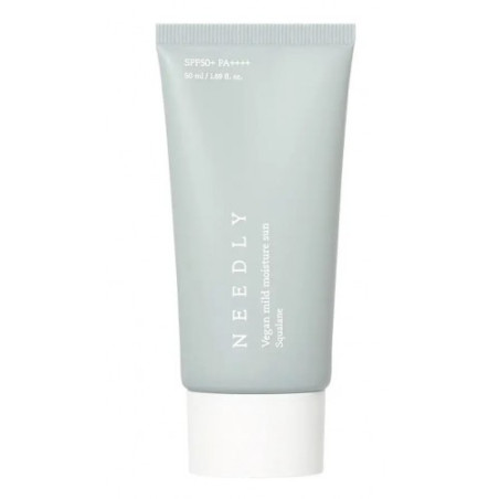 Needly Vegan Mild Moisture Sun SPF50+ PA+++ 50ml — зволожувальний сонцезахисний крем — вигляд товару