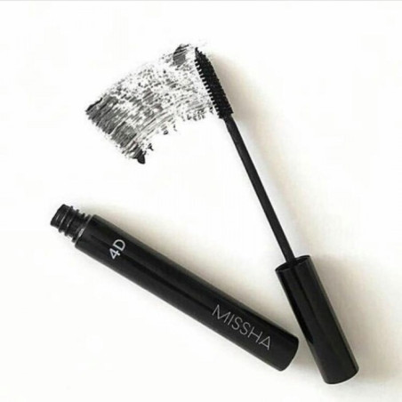 Туш для вій Missha The Style 4D Mascara 7g — подовження та об'єм, без грудочок, для гіперчутливих очей — вигляд товару