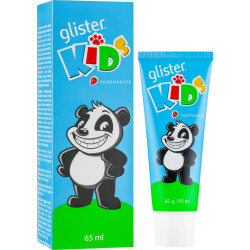 Зубна паста для дітей Glister kids Amway, 65 г — фториста, з приємним смаком, для запобігання карієсу — упаковка