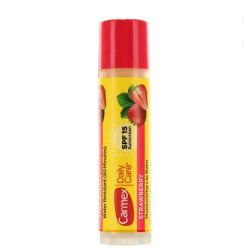 Сонцезахисний бальзам-помада Carmex Fresh Strawberry Lip Balm Stick 4,25 g — зі смаком полуниці, захист SPF 15, зволоження та