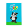 Зубна щітка для дітей Glister kids — з м'якими щетинками, для маленьких долоньок, у вигляді Плямистої Панди — упаковка