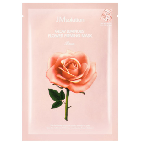 JMsolution Glow Luminous Flower Firming Mask Rose 30 ml — інтенсивне зволоження та живлення шкіри, усунення зморшок — вигляд