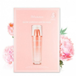JMSOLUTION Glow Luminous Aurora Mask 30ml — тканинна маска з екстрактом перлин для інтенсивного зволоження та освітлення шкіри,