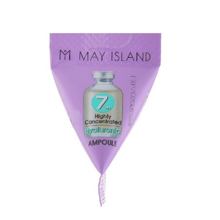 МІНІФОРМАТ Інтенсивна зволожуюча ампула з гіалуроновою кислотою May Island 7 Days Highly Concentrated Hyaluronic Ampoule 3g