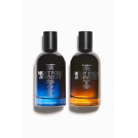 Zara Night Pour Homme II 100ml + Night Pour Homme III 100ml — парфумована вода для чоловіків, глибокий деревний аромат, нічний