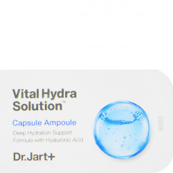 Зволожувальна ампула Dr Jart + Vital Hydra Solution Capsule Ampule 10g — гіалуронова кислота, усунення сухості, для всіх типів
