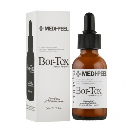 Мультипептидна сироватка Medi-Peel Bor-Tox Peptide Ampoule 30ml — ефект ботоксу, зволоження, боротьба з зморшками, для всіх