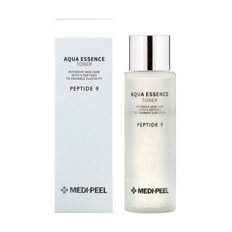 Medi-Peel Aqua Essence Peptide 9 Toner 250ml — омолоджувальний тонер для всіх типів шкіри, 4 види гіалуронової кислоти,