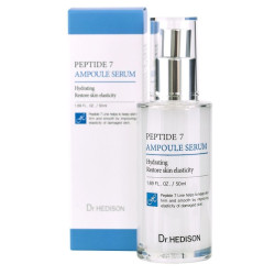 Dr. Hedison Peptide 7 Ampoule Serum 50 ml — антивікова сироватка з пептидним комплексом, освітлення шкіри, зменшення зморшок,
